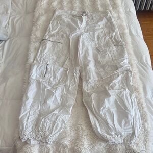 Urban Outfitters- White Cargo Pants